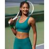 imageRUNNING GIRL High Impact Sports Bras for Women High Support Running Sports Bra Moulded Cup Strappy Sports Bras1vgreen