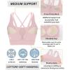 imageRUNNING GIRL High Impact Sports Bras for Women High Support Running Sports Bra Moulded Cup Strappy Sports Bras1vpink