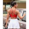 imageRUNNING GIRL High Impact Sports Bras for Women High Support Running Sports Bra Moulded Cup Strappy Sports Bras1vred