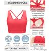 imageRUNNING GIRL High Impact Sports Bras for Women High Support Running Sports Bra Moulded Cup Strappy Sports Bras1vred
