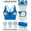 imageRUNNING GIRL High Impact Sports Bras for Women High Support Running Sports Bra Moulded Cup Strappy Sports Bras1vroyal Blue