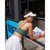 imageRUNNING GIRL High Impact Sports Bras for Women High Support Running Sports Bra Moulded Cup Strappy Sports BrasUbean Green