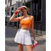 imageRUNNING GIRL High Impact Sports Bras for Women High Support Running Sports Bra Moulded Cup Strappy Sports BrasUorange