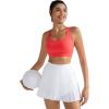 imageRUNNING GIRL High Impact Sports Bras for Women High Support Running Sports Bra Moulded Cup Strappy Sports BrasUred