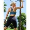 imageRUNNING GIRL Sports Bra for Women High Support CrissCross Back Padded Strappy Sports Bras Yoga Bra with Removable Cups2dark Blue