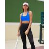 imageRUNNING GIRL Sports Bra for Women High Support CrissCross Back Padded Strappy Sports Bras Yoga Bra with Removable CupsBlackwhitebluegreenpink5 Pack
