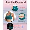 imageRUNNING GIRL High Impact Sports Bras for WomenRacerback Running Bra Workout Crop Tank Tops Longline Sports Bra Push upAstorm Teal