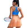 imageRUNNING GIRL Sports Bra for Women CrissCross Back Padded Strappy Sports Bras Medium Support Yoga Bra with Removable CupsAsparkle Blue