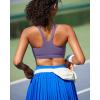 imageRUNNING GIRL Sports Bra for Women High Support Molded Cup High Impact Sports Bras for Women with Sewn in PadsTaro Purple