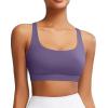 imageRUNNING GIRL Sports Bra for Women High Support Molded Cup High Impact Sports Bras for Women with Sewn in PadsTaro Purple