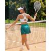 imageRUNNING GIRL Sports Bra for Women High SupportAdjustable Straps High Impact Sports Bras with Sewn in PadsGrey