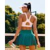 imageRUNNING GIRL Sports Bra for Women High SupportAdjustable Straps High Impact Sports Bras with Sewn in PadsPink
