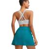 imageRUNNING GIRL Sports Bra for Women MediumHigh Support CrissCross Back Strappy Padded Sports Bras Supportive Workout Tops1grey