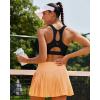 imageRUNNING GIRL Sports Bras for Women High SupportRacerback Running Bra Molded Cup Sports Bra with Sewn in PadsBlack