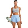 imageRUNNING GIRL Sports Bras for Women High SupportRacerback Running Bra Molded Cup Sports Bra with Sewn in PadsGrey