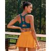 imageRUNNING GIRL Sports Bras for Women High SupportRacerback Running Bra Molded Cup Sports Bra with Sewn in PadsNavy Blue