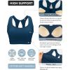 imageRUNNING GIRL Sports Bras for Women High SupportRacerback Running Bra Molded Cup Sports Bra with Sewn in PadsNavy Blue