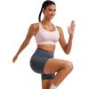 imageRUNNING GIRL Sports Bras for Women High SupportRacerback Running Bra Molded Cup Sports Bra with Sewn in PadsPink
