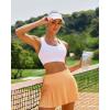 imageRUNNING GIRL Sports Bras for Women High SupportRacerback Running Bra Molded Cup Sports Bra with Sewn in PadsWhite