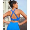 imageRUNNING GIRL Sports Bras for Women Medium Support Molded Cup Womens Sports Bras with Sewn in Pads Workout Yoga BraBright Blue