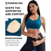 imageRUNNING GIRL Sports Bras for Women Medium Support Molded Cup Womens Sports Bras with Sewn in Pads Workout Yoga BraNavy