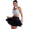 imageRUNNING GIRL Sports Bras for WomenLight Impact Molded Cup Strap Sports Bra with Sewn in PadsBest for AC CupGrey