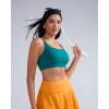 imageRUNNING GIRL Sports Bras for WomenLight Impact Molded Cup Strap Sports Bra with Sewn in PadsBest for AC CupTeal