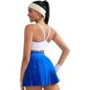 imageRUNNING GIRL Sports Bras for WomenLight Impact Molded Cup Strap Sports Bra with Sewn in PadsBest for AC CupWhite