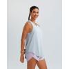 imageRUNNING GIRL Tank Tops with Built in Bras Racerback Activewear Yoga Workout Tops for Women1grey