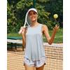 imageRUNNING GIRL Tank Tops with Built in Bras Racerback Activewear Yoga Workout Tops for Women1grey