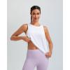 imageRUNNING GIRL Tank Tops with Built in Bras Racerback Activewear Yoga Workout Tops for Women1white