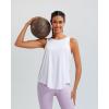 imageRUNNING GIRL Tank Tops with Built in Bras Racerback Activewear Yoga Workout Tops for Women1white