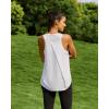 imageRUNNING GIRL Tank Tops with Built in Bras Racerback Activewear Yoga Workout Tops for Women1white