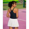 imageRUNNING GIRL Tank Tops with Built in Bras Racerback Activewear Yoga Workout Tops for WomenBlack