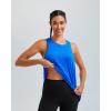 imageRUNNING GIRL Tank Tops with Built in Bras Racerback Activewear Yoga Workout Tops for WomenBlackwhiteblue