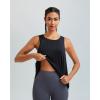 imageRUNNING GIRL Tank Tops with Built in Bras Racerback Activewear Yoga Workout Tops for WomenBlackwhitegrey