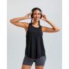 imageRUNNING GIRL Tank Tops with Built in Bras Racerback Activewear Yoga Workout Tops for WomenBlackwhitegrey