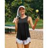 imageRUNNING GIRL Tank Tops with Built in Bras Racerback Activewear Yoga Workout Tops for WomenBlackwhitegrey