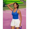 imageRUNNING GIRL Tank Tops with Built in Bras Racerback Activewear Yoga Workout Tops for WomenDark Blue