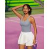 imageRUNNING GIRL Tank Tops with Built in Bras Racerback Activewear Yoga Workout Tops for WomenGrey