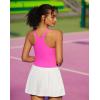 imageRUNNING GIRL Tank Tops with Built in Bras Racerback Activewear Yoga Workout Tops for WomenHot Pink