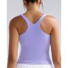imageRUNNING GIRL Tank Tops with Built in Bras Racerback Activewear Yoga Workout Tops for WomenPurple