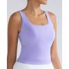 imageRUNNING GIRL Tank Tops with Built in Bras Racerback Activewear Yoga Workout Tops for WomenPurple