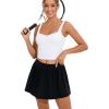 imageRUNNING GIRL Workout Tank Tops with Built in Bras for WomenCrissCross Back Medium Support Sports Bras for Women2white