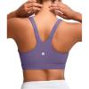 imageRUNNING GIRL Sports Bra for Women High Support Molded Cup High Impact Sports Bras for Women with Sewn in PadsTaro Purple