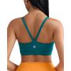 imageRUNNING GIRL Sports Bras for WomenLight Impact Molded Cup Strap Sports Bra with Sewn in PadsBest for AC CupTeal