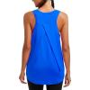 imageRUNNING GIRL Tank Tops with Built in Bras Racerback Activewear Yoga Workout Tops for Women1blue