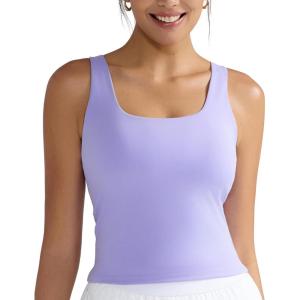 imageRUNNING GIRL Tank Tops with Built in Bras Racerback Activewear Yoga Workout Tops for WomenPurple