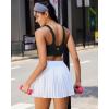 imageRUNNING GIRL Adjustable Straps High Impact Sports Bra for WomenHigh Support Workout Sports Bras with Sewn in PadsAblack