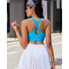 imageRUNNING GIRL Adjustable Straps High Impact Sports Bra for WomenHigh Support Workout Sports Bras with Sewn in PadsAbright Blue